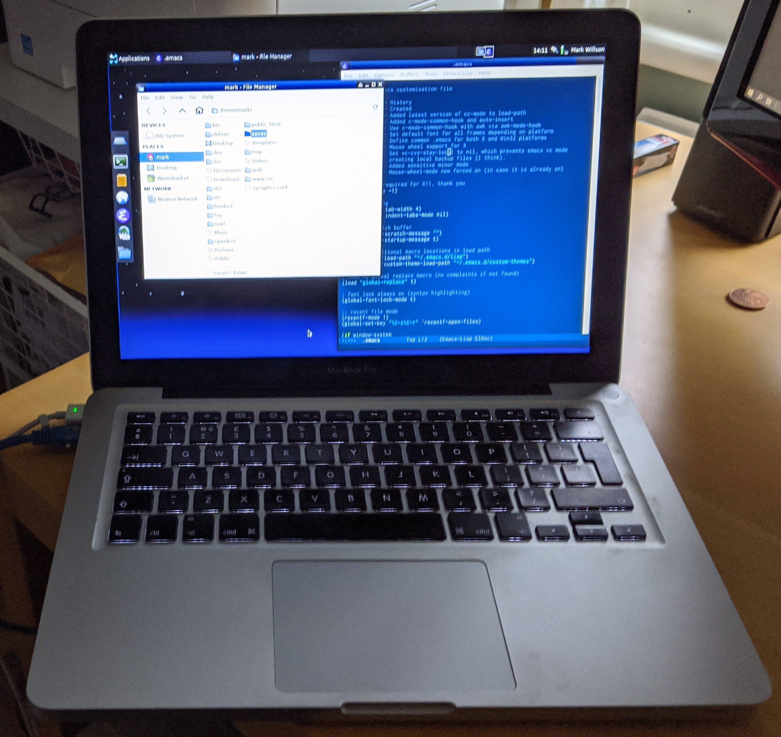 Debian on a MacBook Pro